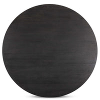 Cobain 60" Round Dining Table, Flint Black-Furniture - Dining-High Fashion Home