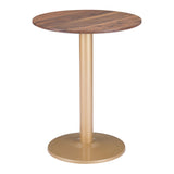 Alto Bistro Table, Brown-Furniture - Accent Tables-High Fashion Home