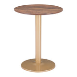 Alto Bistro Table, Brown-Furniture - Accent Tables-High Fashion Home