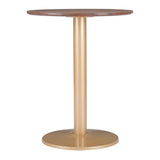 Alto Bistro Table, Brown-Furniture - Accent Tables-High Fashion Home