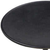 Marlow Matchstick Pedestal Table, Black Antique by Four Hands