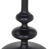 Marlow Matchstick Pedestal Table, Black Antique by Four Hands