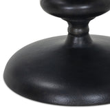Marlow Matchstick Pedestal Table, Black Antique by Four Hands