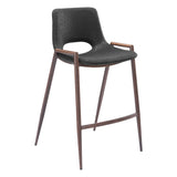 Desi Counter Stool, Walnut by Zuo