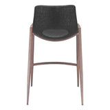 Desi Counter Stool, Black, Set of 2-Furniture-High Fashion Home