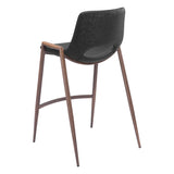 Desi Counter Stool, Black, Set of 2-Furniture-High Fashion Home