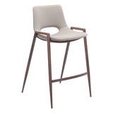 Desi Counter Stool, Walnut by Zuo