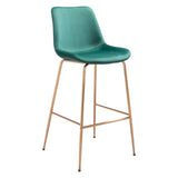 Tony Bar Stool, Green-Furniture-High Fashion Home