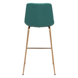 Tony Bar Stool, Green-Furniture-High Fashion Home