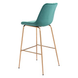 Tony Bar Stool, Green-Furniture-High Fashion Home