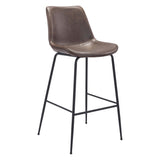 Byron Bar Stool, Brown-Furniture-High Fashion Home