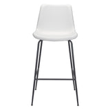 Byron Bar Stool, White-Furniture-High Fashion Home