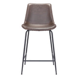 Byron Counter Stool, Brown-Furniture-High Fashion Home