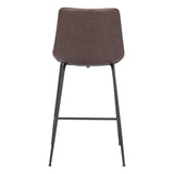 Byron Counter Stool, Brown-Furniture-High Fashion Home