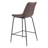 Byron Counter Stool, Brown-Furniture-High Fashion Home