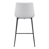 Byron Counter Stool, White-Furniture-High Fashion Home