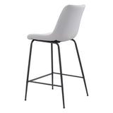 Byron Counter Stool, White-Furniture-High Fashion Home