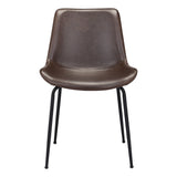 Byron Dining Chair, Brown, Set of 2-Furniture - Dining-High Fashion Home