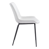 Byron Dining Chair, White, Set of 2-Furniture - Dining-High Fashion Home