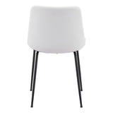 Byron Dining Chair, White, Set of 2-Furniture - Dining-High Fashion Home