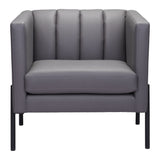 Jess Accent Chair Gray-Furniture - Chair-High Fashion Home