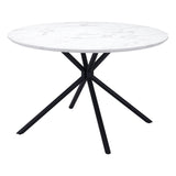 Amiens Dining Table, White-Furniture - Dining-High Fashion Home