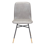 Var Dining Chair, Gray, Set of 2-Furniture - Dining-High Fashion Home