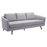 Divinity Sofa, Gray-Furniture - Sofas-High Fashion Home