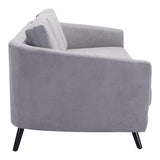 Divinity Sofa, Gray-Furniture - Sofas-High Fashion Home