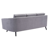 Divinity Sofa, Gray-Furniture - Sofas-High Fashion Home