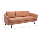 Divinity Sofa, Brown-Furniture - Sofas-High Fashion Home