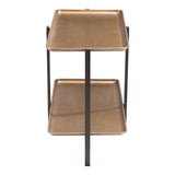 Benjamin Coffee Table, Brass-Furniture - Accent Tables-High Fashion Home
