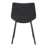 Daniel Dining Chair, Vintage Black, Set of 2-Furniture - Dining-High Fashion Home