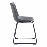 Smart Dining Chair, Charcoal, Set of 2-Furniture - Dining-High Fashion Home