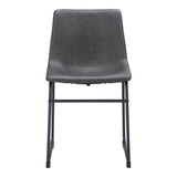 Smart Dining Chair, Charcoal, Set of 2-Furniture - Dining-High Fashion Home
