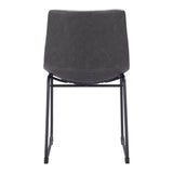 Smart Dining Chair, Charcoal, Set of 2-Furniture - Dining-High Fashion Home