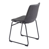 Smart Dining Chair, Charcoal, Set of 2-Furniture - Dining-High Fashion Home