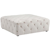 Millie Tufted Ottoman, Champagne