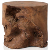 Teak Stool, Natural