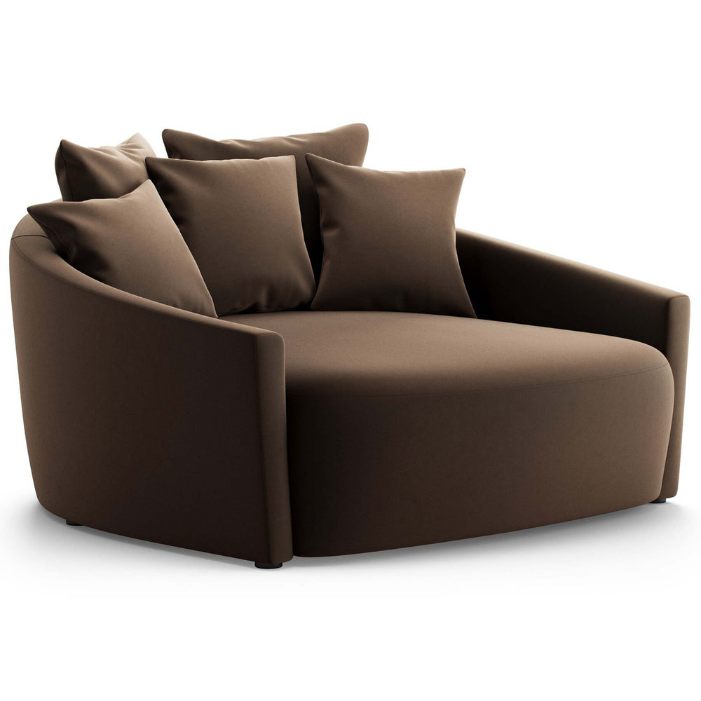 Chloe Media Lounger, Henry Coffee by Four Hands