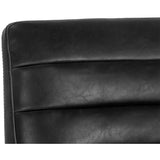 Spyros Counter Stool, Coal Black-Furniture - Dining-High Fashion Home