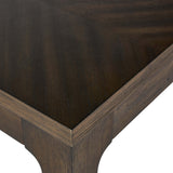 Jaden Square Dining Table, Brown