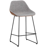 McCoy Counter Stool, November Grey-Furniture - Dining-High Fashion Home