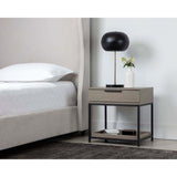 Rebel Nighstand, Taupe-Furniture - Bedroom-High Fashion Home