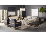 Kalmin Lounge Chair, Abbington Black-Furniture - Chairs-High Fashion Home