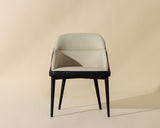 Hagan Dining Armchair, Dillon Cream/Dillon Black, Set of 2-Furniture - Dining-High Fashion Home
