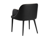 Hagan Dining Armchair, Dillon Cream/Dillon Black, Set of 2-Furniture - Dining-High Fashion Home