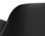 Hagan Dining Armchair, Dillon Cream/Dillon Black, Set of 2-Furniture - Dining-High Fashion Home
