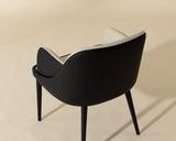 Hagan Dining Armchair, Dillon Cream/Dillon Black, Set of 2-Furniture - Dining-High Fashion Home