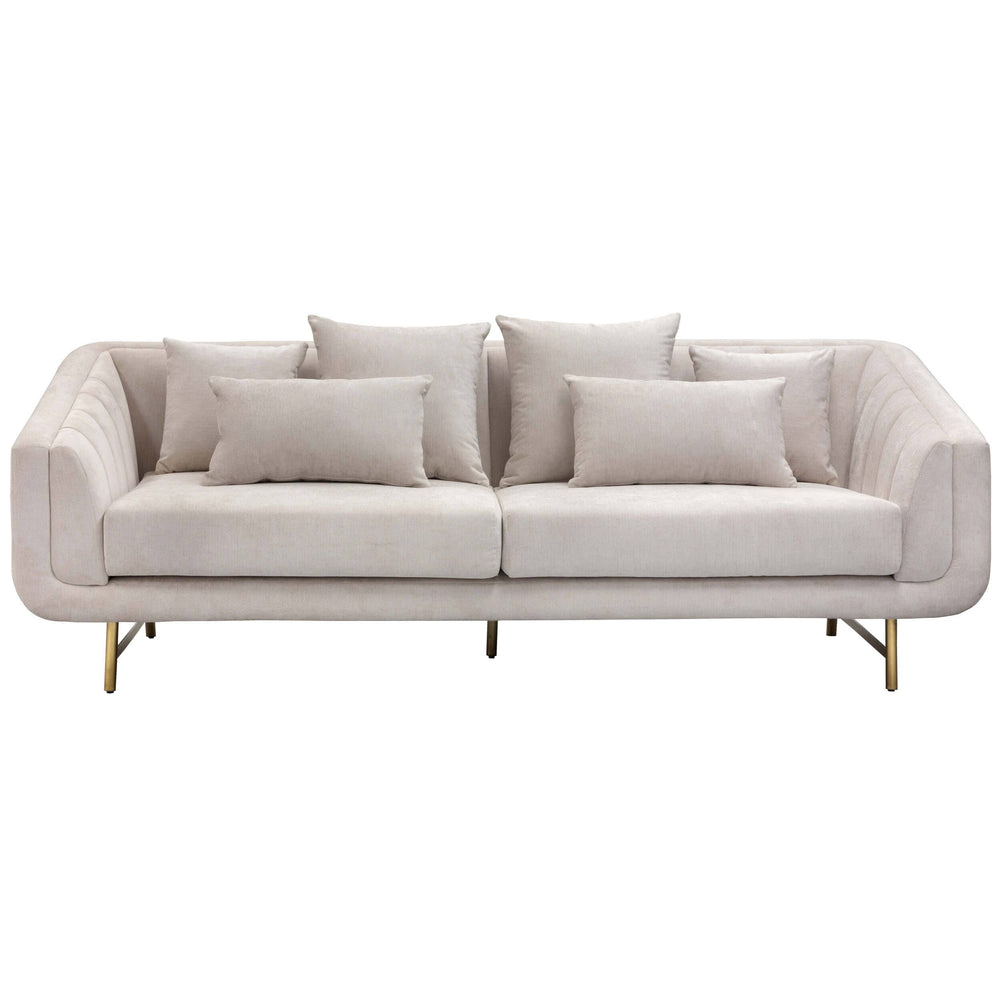 Veera Sofa, Polo Club Muslin-Furniture - Sofas-High Fashion Home